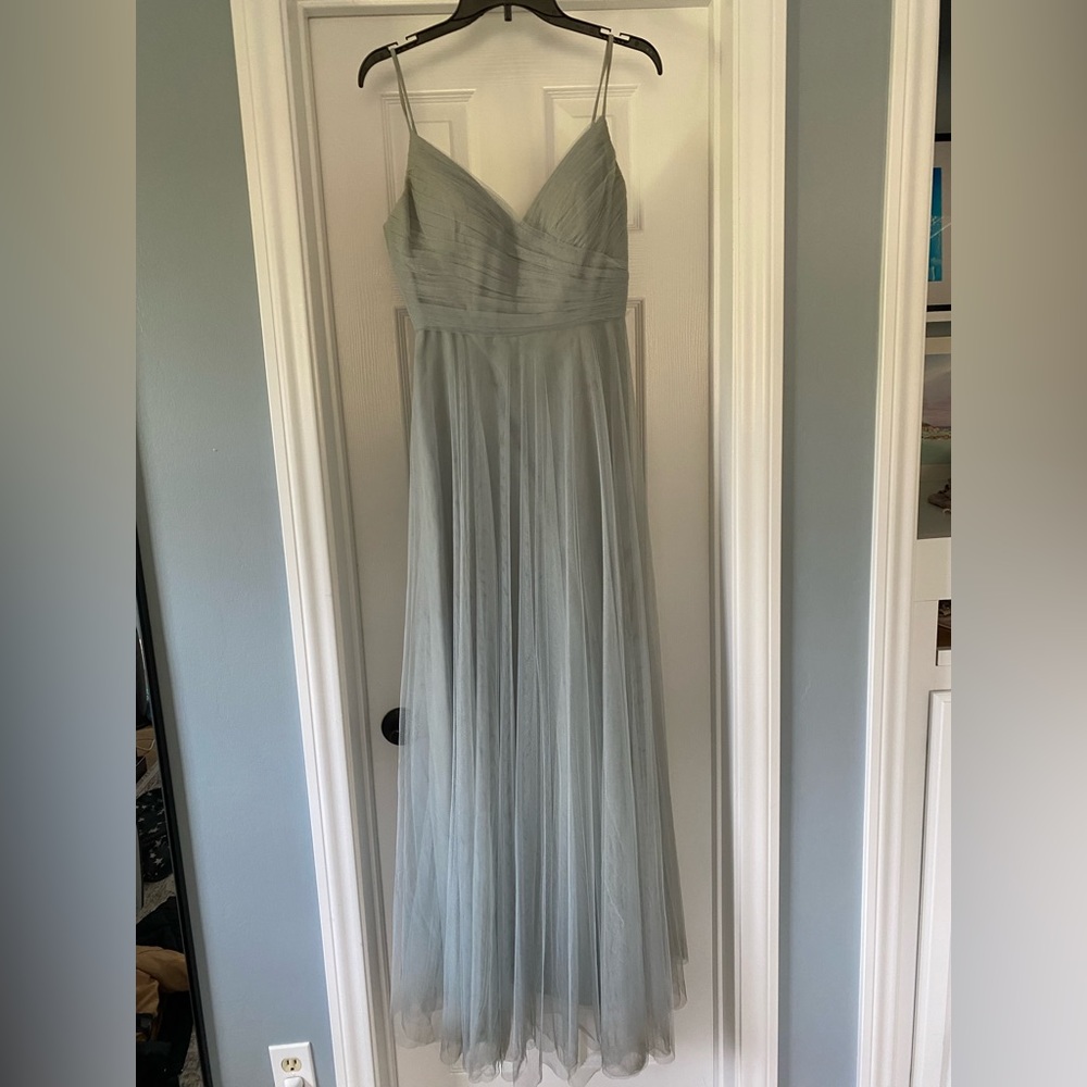 Jenny Yoo Anthropologie Bridesmaid Dress cmorning mist